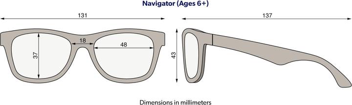 Image du produit Babiators Verres polarisés Navigator Jet Black