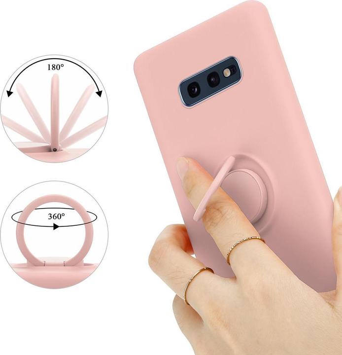 Produktbild Cadorabo TPU Liquid Ring Silicone Case Hülle (Samsung Galaxy S10e)
