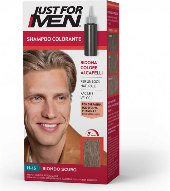 Produktbild Just For Men Dark Blonde Colored Shampoo H15 27.5ml (27.50 ml)
