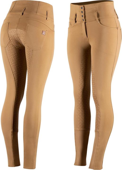 Horze reithose mit hoher taille full grip damen tara