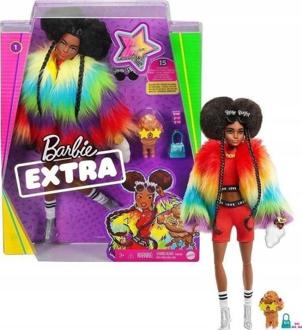 Immagine prodotto Barbie Bambola extra - Cappotto arcobaleno