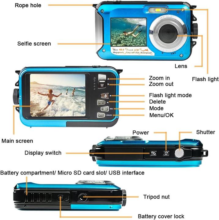 Produktbild ISunFun Unterwasserkamera