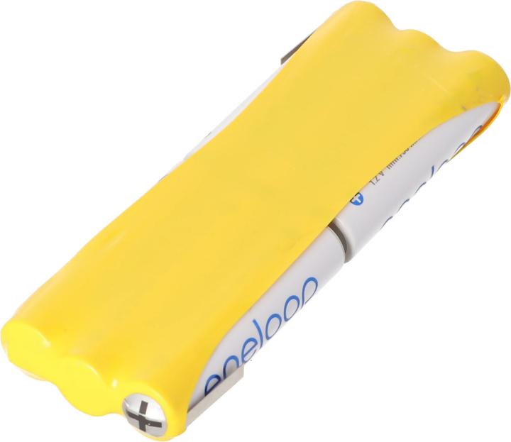 Actual product image Panasonic Rechargeable battery Eneloop AAA F3x2 6/BK-4MCCE with soldering lug (6 pcs., 800 mAh, Rechargeable battery)
