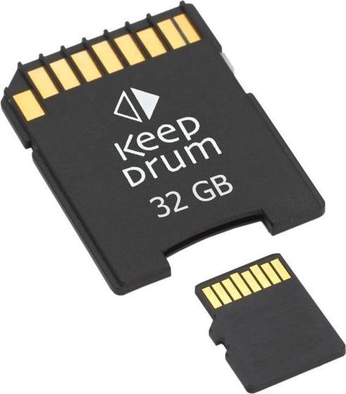 Actual product image keepdrum Micro SDHC memory card 32GB (32 GB, microSD)