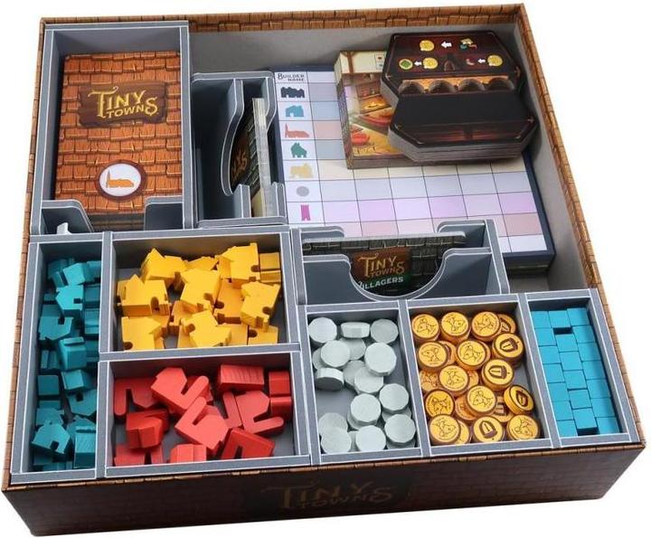 Actual product image Folded Space FS-TINYT - Insert: Tiny Towns including Villagers, Fortune and Tiny Trees