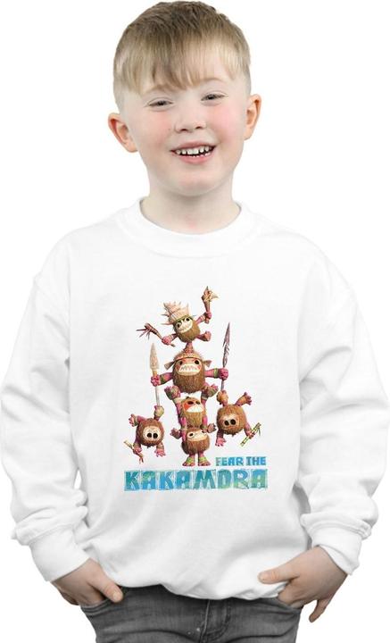 Actual product image Disney Boys Moana Fear The Kakamora Sweatshirt (152, 158)