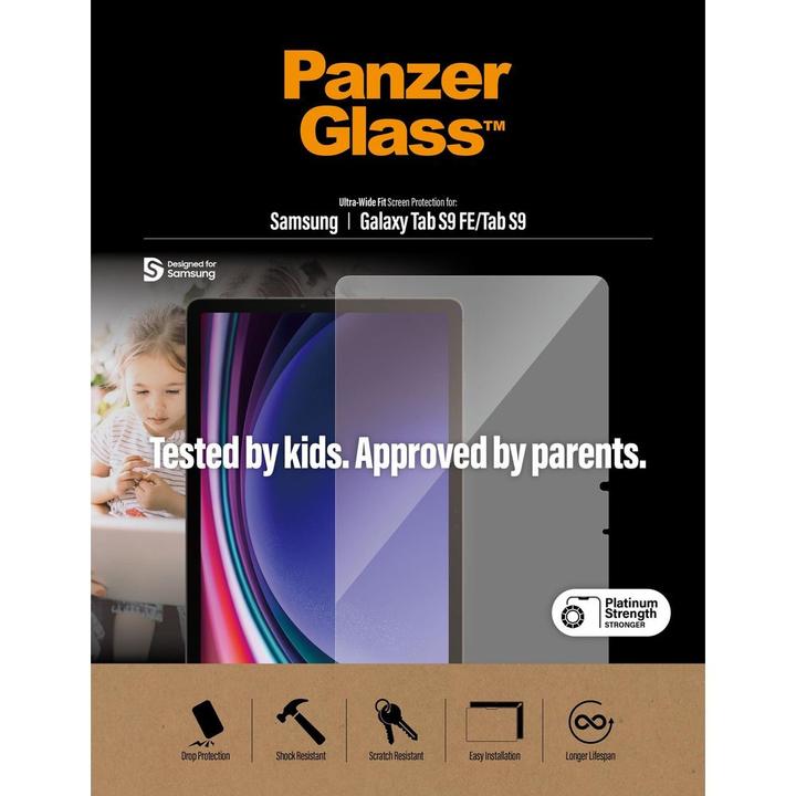Produktbild PanzerGlass Screen Protector (1 Stück, Galaxy Tab S9, Galaxy Tab S9 FE)