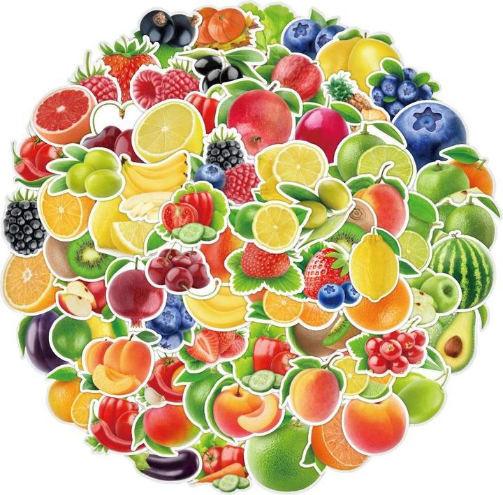 Immagine prodotto JTI Mega confezione con adesivi - frutta e verdura