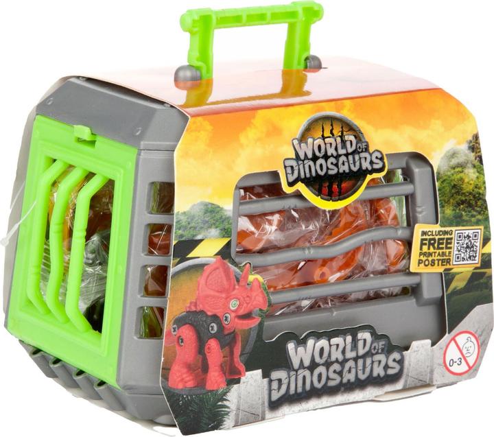 Actual product image Toi-Toys World of Dinosaurs Build a dinosaur with a cage