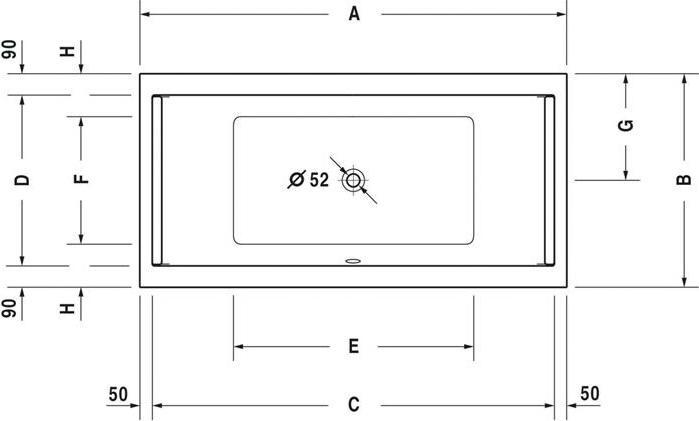 Immagine prodotto Duravit Vasca idromassaggio rettangolare STARCK 212 l 180x90 we 2 RS Air-System (212 l, 180 cm, 90 cm)