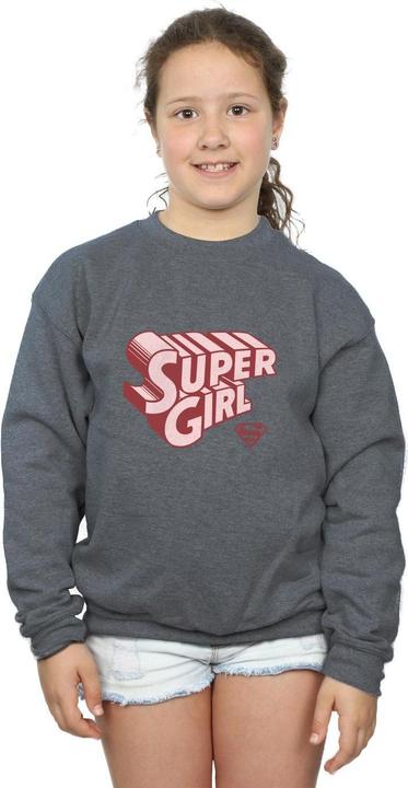 Immagine prodotto Supergirl Retro Logo Felpa Ragazze (152, 158)