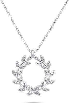 Actual product image Brilio Silver - Beautiful silver necklace with zircons NCL120W