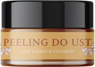 Produktbild NoName Lippenpeeling Leinsamenöl Zimt 15ml (15 ml)