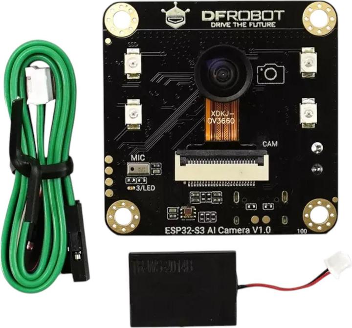 Actual product image DFRobot ESP32-S3 AI CAM Development Board Kamera mit Nachtsicht