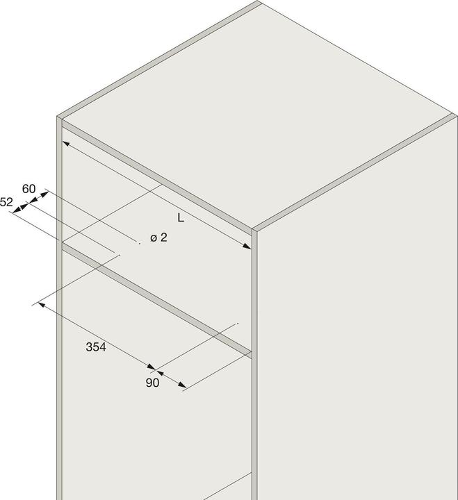 Produktbild Hettich Öffnungssystem für Kühlschränke (1 Stk.)
