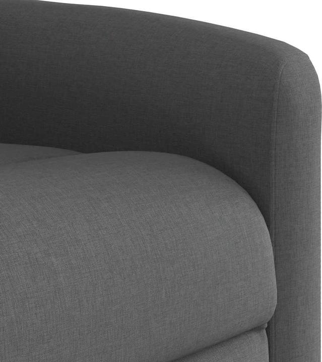 Actual product image VidaXL Massage chair with stand-up aid dark grey fabric