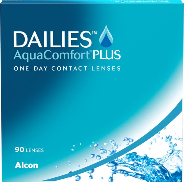 Produktbild Dailies AquaComfort PLUS, sphärisch (90 Stück, Tageslinse, Sphärisch)