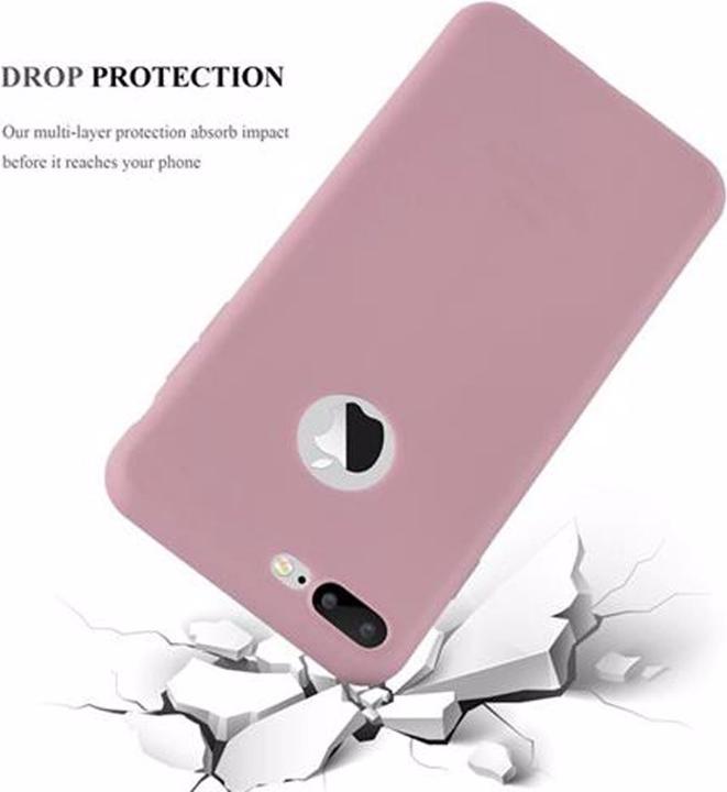 Actual product image Cadorabo TPU Candy Cover (Apple iPhone 8 Plus, Apple iPhone 7s Plus, Apple iPhone 7 Plus)