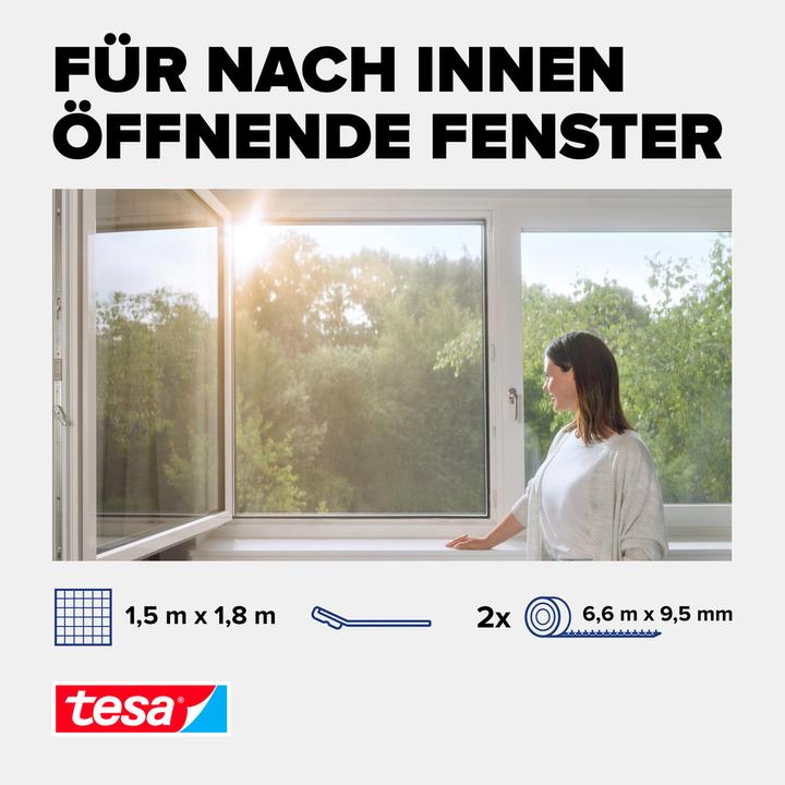 Immagine prodotto tesa Griglia anti-polline, per chi soffre di allergie, richiudibile con nastro velcro autoadesivo (150 x 180 cm)