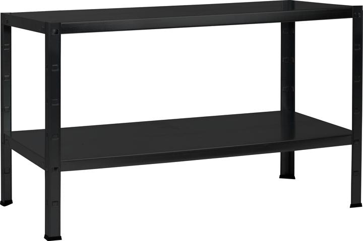 Image du produit Schulte Regalwelt Étagère de base à boulonner Schulte noir structuré 430x1200x400 mm 2 étagères Capacité de charge