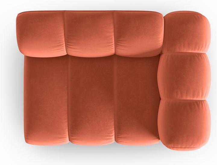 Image du produit Micadoni Chauffeuse Droit Velours, "Lupine", 1 Place, 115x95x70Fabriqué en Europe (2 places, 3 places, 4 places)