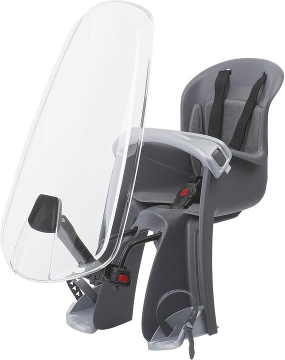 Polisport Bilby - Bicycle seat for + Windshield - Black