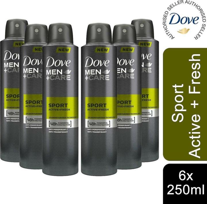 Actual product image Dove Men Care Sport Active Fresh 48h Antiperspirant Ve Spreji (Spray, 250 ml)