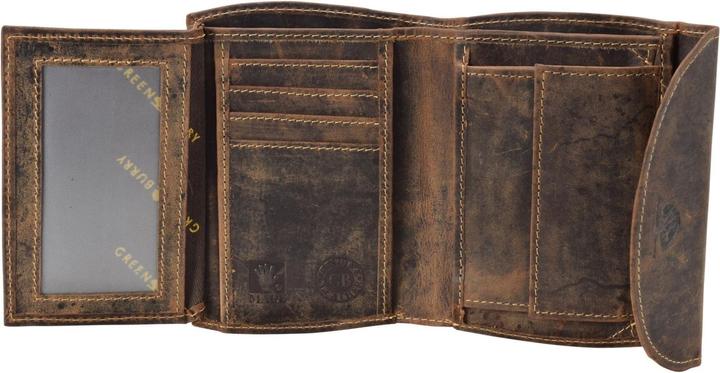Actual product image Greenburry Vintage wallet leather 13.5 cm