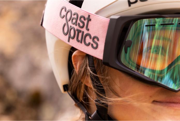 Immagine prodotto Coast Optics Occhiali Alta MTB Dusty Rose con lente trasparente (Rosa polverosa, Chiaro)