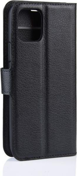 Produktbild MU Classic Litchi Leder Bookcover Series (Apple iPhone 11)