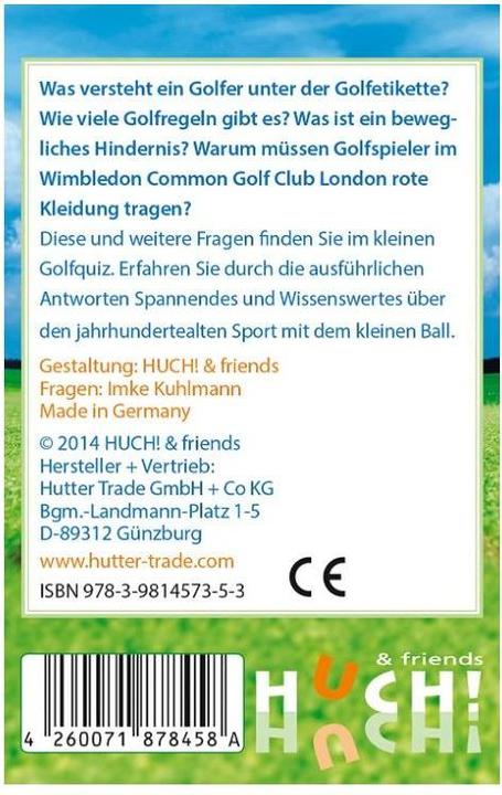 Produktbild Das kleine Golfquiz (Deutsch)