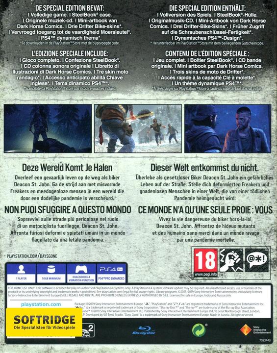 Image du produit Sony Jours passés - Steelbook (PS4, Multilingue)