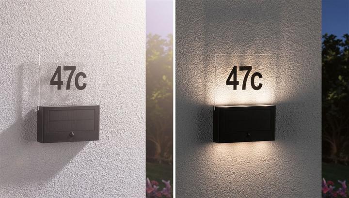 Produktbild Paulmann Solar Hausnummernleuchte (27 lm, IP44)