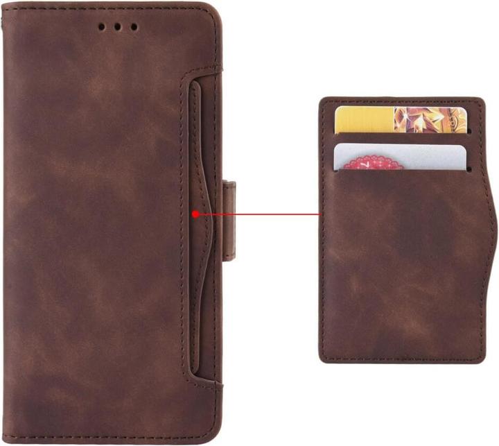 Produktbild Cover-Discount One Plus 11 - Etui mit vielen Kartenfächer braun (OnePlus 11)
