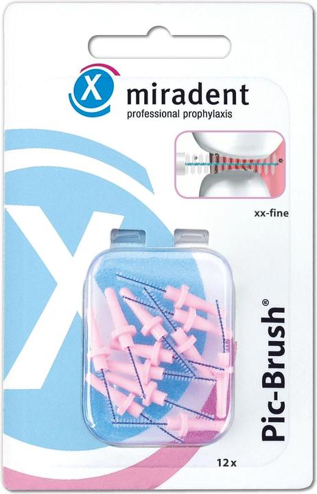 Actual product image Miradent Pic-Brush Refill Replacement Brushes (12 x)