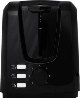 Actual product image Inventum Tomado Toaster 750W Black Stainless Steel