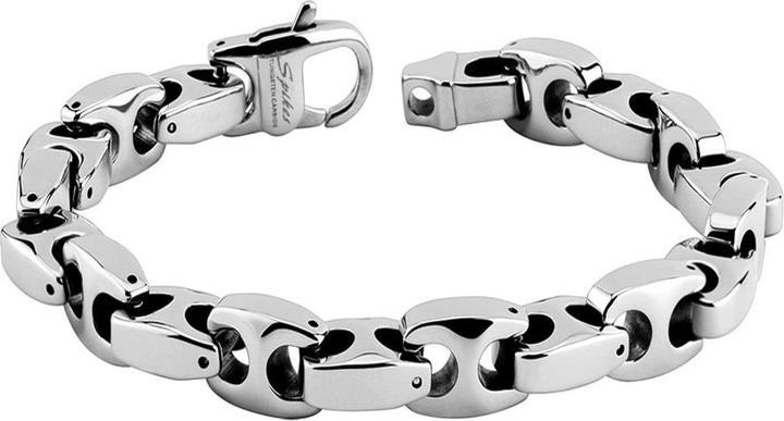Immagine prodotto Star Piercing Bracciale a maglie con ancora in argento (Tungsteno, senza ottone)