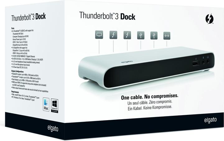 Produktbild Elgato Thunderbolt 3 Dock (USB-A, Thunderbolt, 1 Ports)