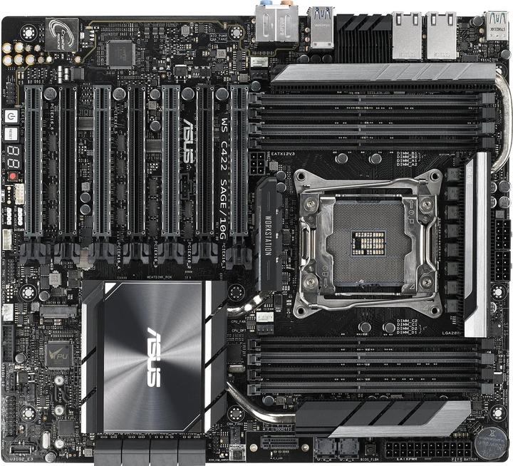 Productafbeelding ASUS WS C422 SAGE (LGA 2066, Intel C422, SSI CEB)
