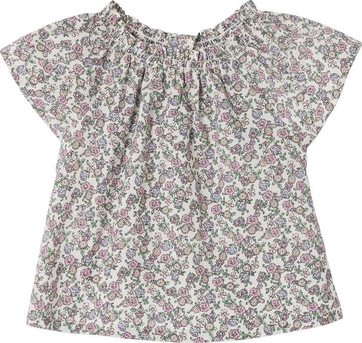 Vertbaudet Mädchen Baby Bluse mit Blumenmuster