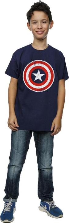 Immagine prodotto Captain America Cracked Shield Maglietta Ragazzi (152, 158)