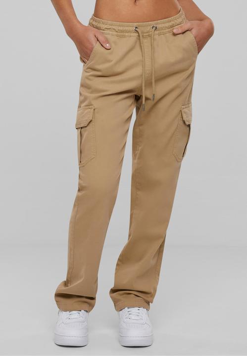 Actual product image Urban Classics Ladies High Waist Twill Cargo Pants (5XL)