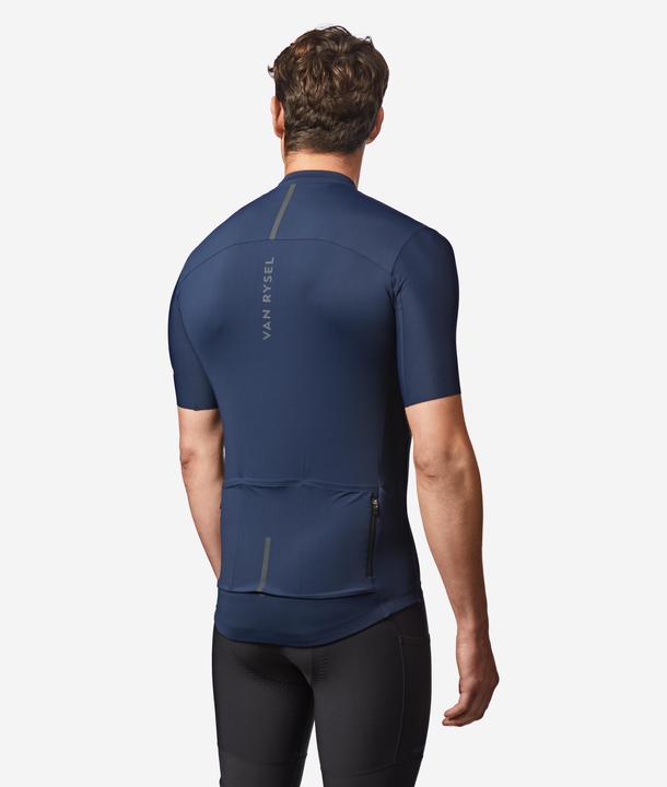 Produktbild Van rysel Rennrad Fahrradtrikot Sommer kurzarm Herren Slimfit Endurance 2 dunkelblau (L)