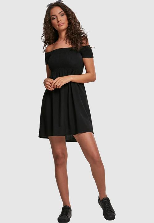Produktbild Urban Classics Ladies Smoked Off Shoulder Dress (4XL)