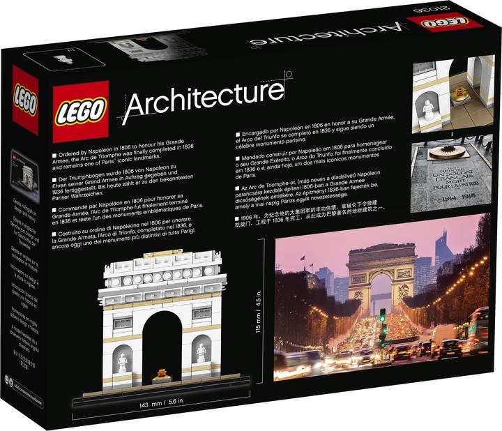 Actual product image LEGO The Arc de Triomphe (21036, LEGO Architecture)