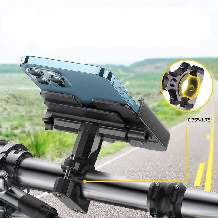 Image du produit Wozinsky metalinis dviračio telefono laikiklis, juodi Scooter (WBHBK3)