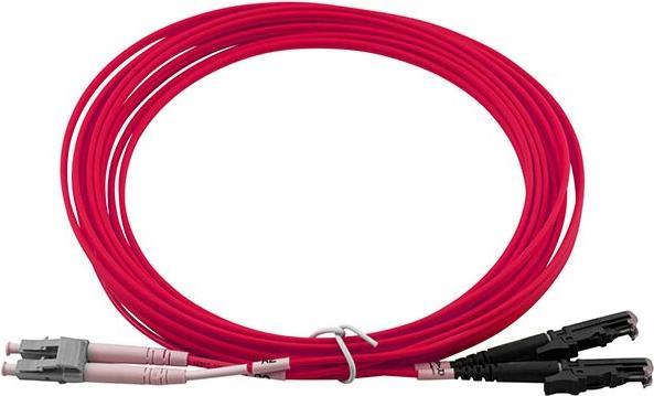 BlueOptics Duplex fibre optic patch cable LC-E2000 multimode OM4 1 metre (U/UTP, 1 m)