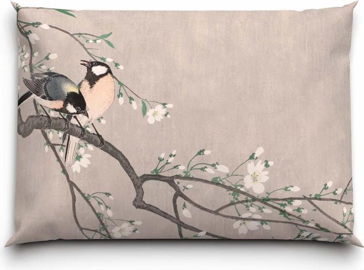 Immagine prodotto Lotus Bettwaren Bettwäsche Bambus Birds spring (Copricuscino, 50 x 70 cm)
