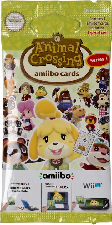 Nintendo Carte amiibo Animal Crossing: Serie 1 (Confezione da 2) (3DS, Switch, Wii U)