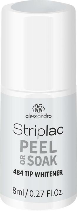 Produktbild Alessandro Striplac Peel or Soak Tip Whitener 8 ml (484 Tip Whitener, Abziehbarer Nagellack)